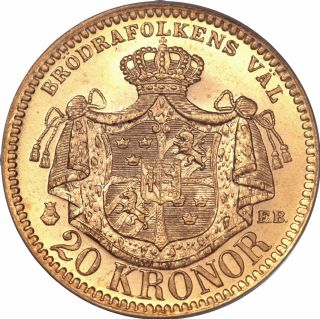 20 Kronor - Oscar II 1877-1899